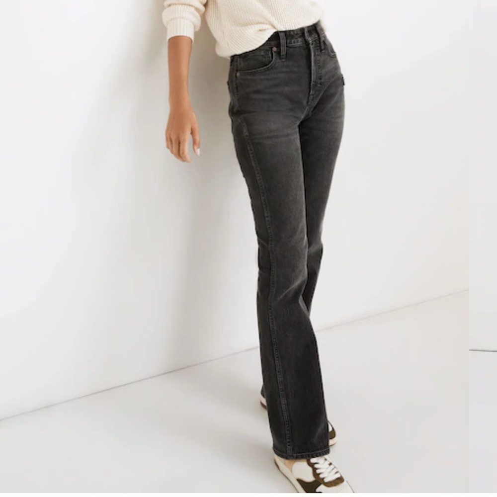 Madewell Black Curvy Bootcut Jeans